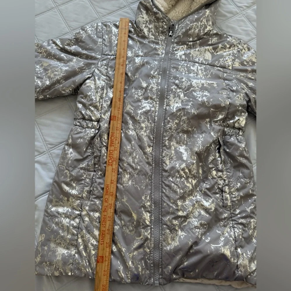The North Face‎ Kids Reversible Metallic Gray Puffer Jacket